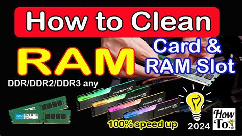 How to Clean RAM (laptop,Desktop) / Change RAM / Clean RAM .
